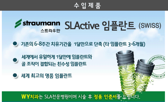 수입,BIO HORIZONS, STRAUMANN, BRANEMARK